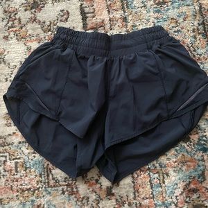 Navy lululemon shorts